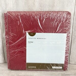 Creative Memories Flex Hinge 8x8 Red Burgundy Scrapbook Album Cover No Pages
